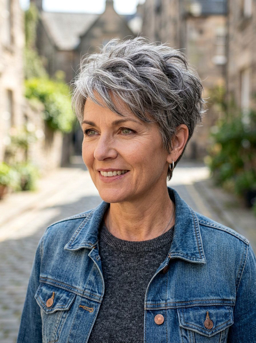 Textured Tapered Pixie For Gray Hair - 20 tapered pixie for gray hair - 20 tapered pixie for gray hair