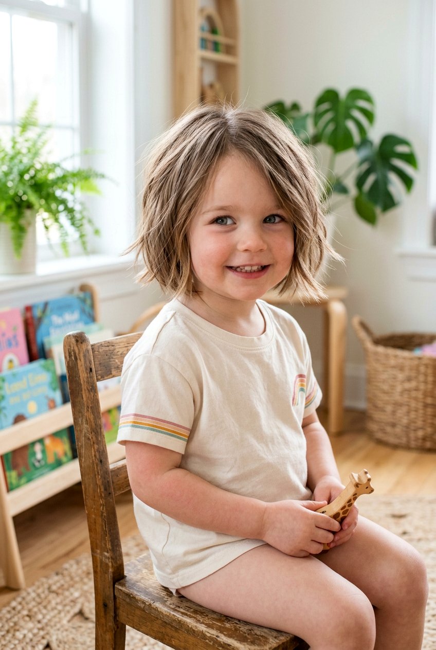 Textured Toddler Bob - 20 toddler bob haircut for girls - 20 toddler bob haircut for girls