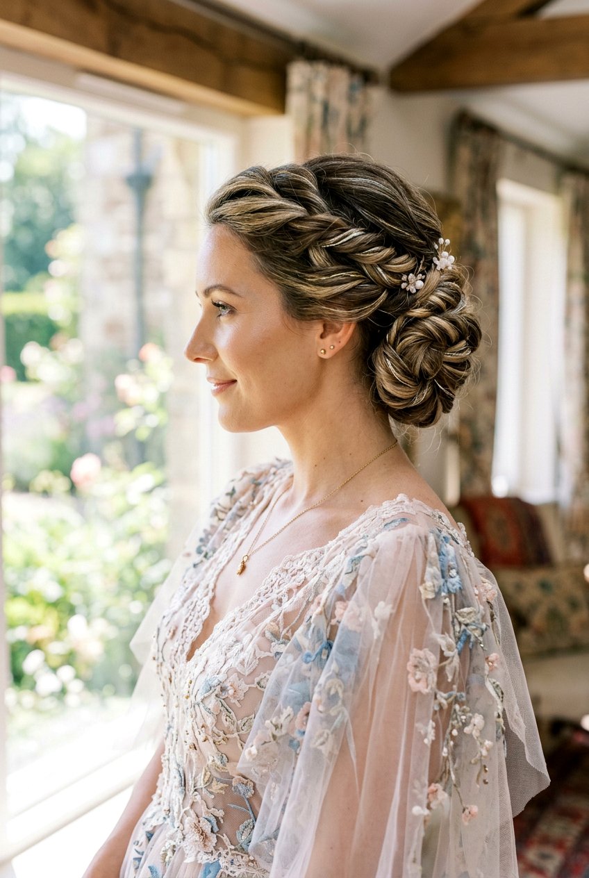 Textured Twisted Updo - 20 bridal hair ideas for women - 20 bridal hair ideas for women