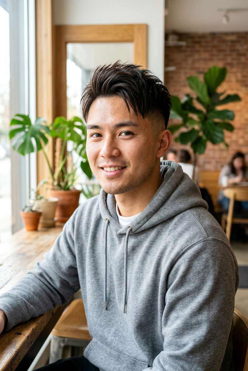 Textured Two Block Haircut - 20 two block haircut for men with straight hair - 20 two block haircut for men with straight hair