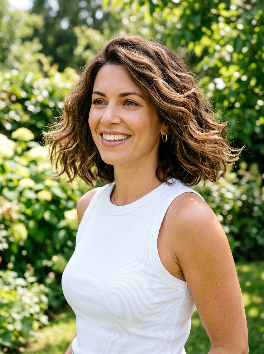 Textured Wavy Bob For Thick Hair With Layers - 20 textured wavy bob with layers - 20 textured wavy bob with layers