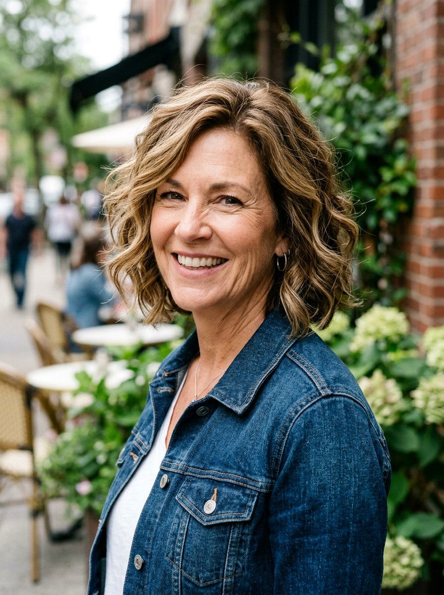 Textured Wavy Bob Haircut - 20 wavy bob haircut for mature women - 20 wavy bob haircut for mature women