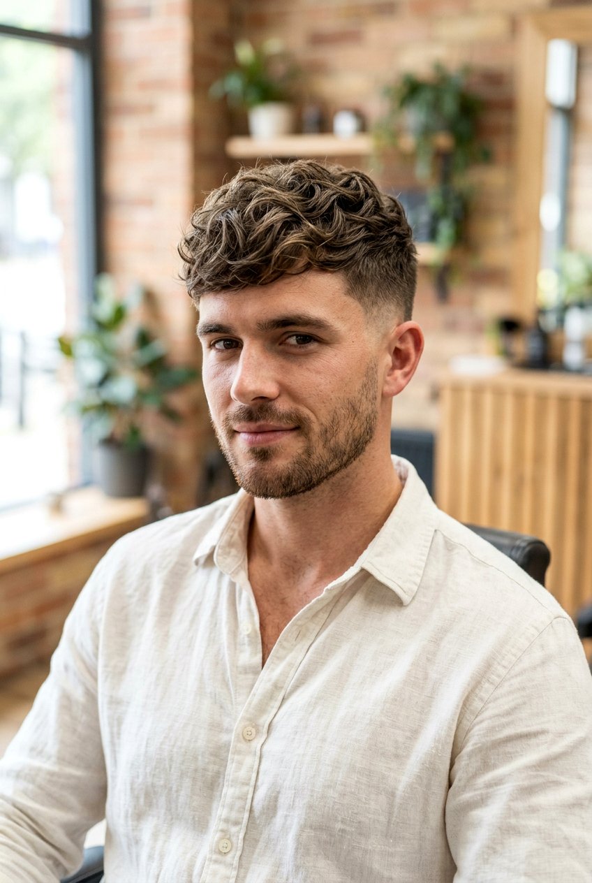 Textured Wavy Crop - 20 mens haircut for thick wavy hair - 20 men’s haircut for thick wavy hair