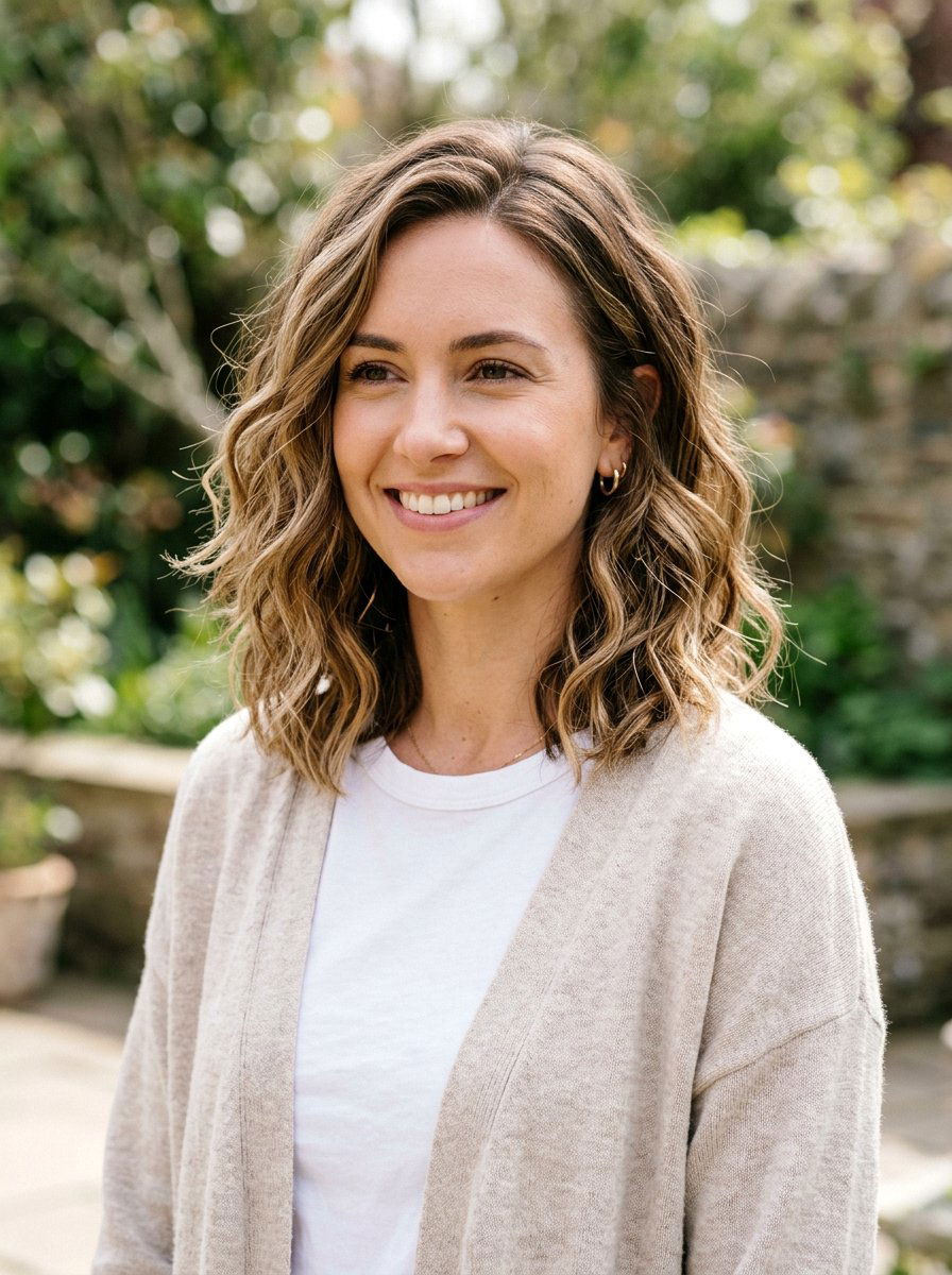 20 Stunning Wavy Lob Haircut for Older Women to Try This Year