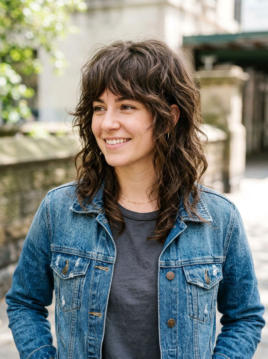 Textured Wavy Wolf Cut For Thick Hair - 20 wavy wolf cut for mature women - 20 wavy wolf cut for mature women