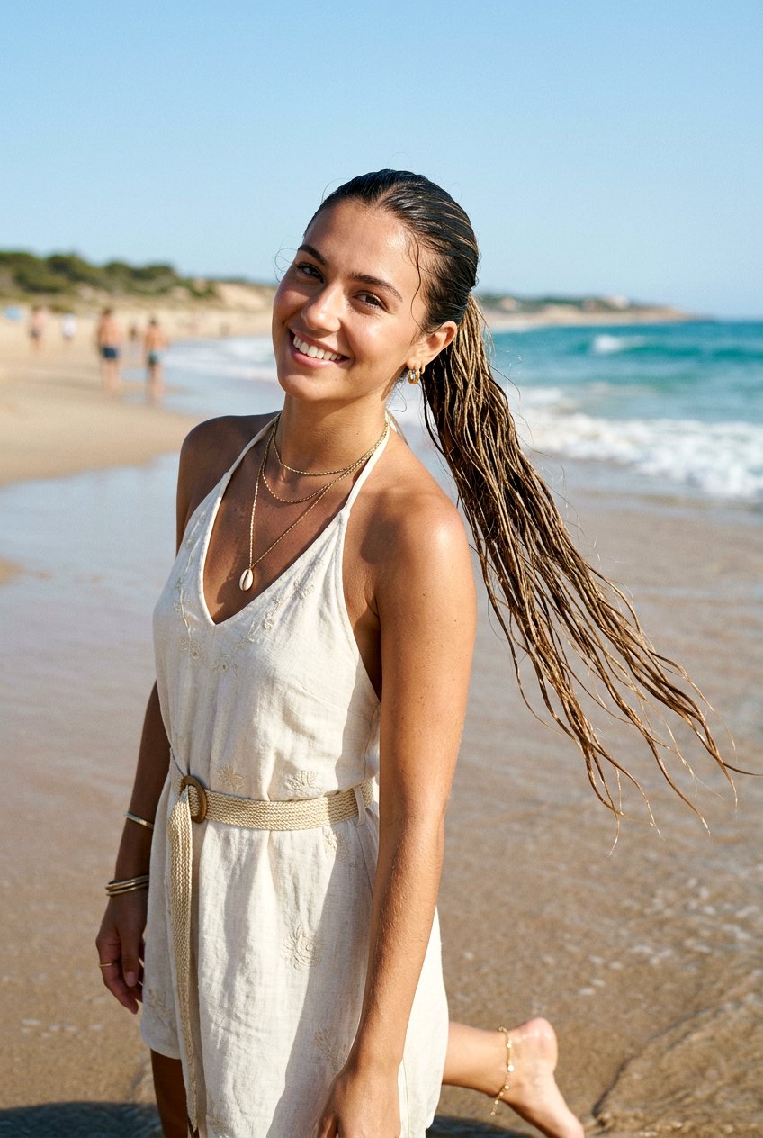 Textured Wet Look Ponytail - 20 runway wet look ponytail - 20 runway wet look ponytail