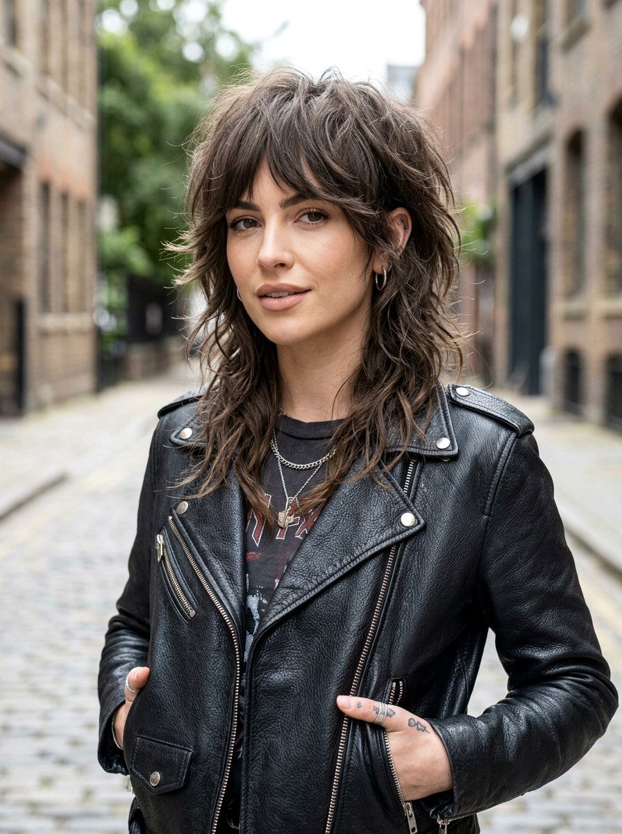 Textured Wolf Cut - 20 haircut to transition from long to short hair - 20 haircut to transition from long to short hair