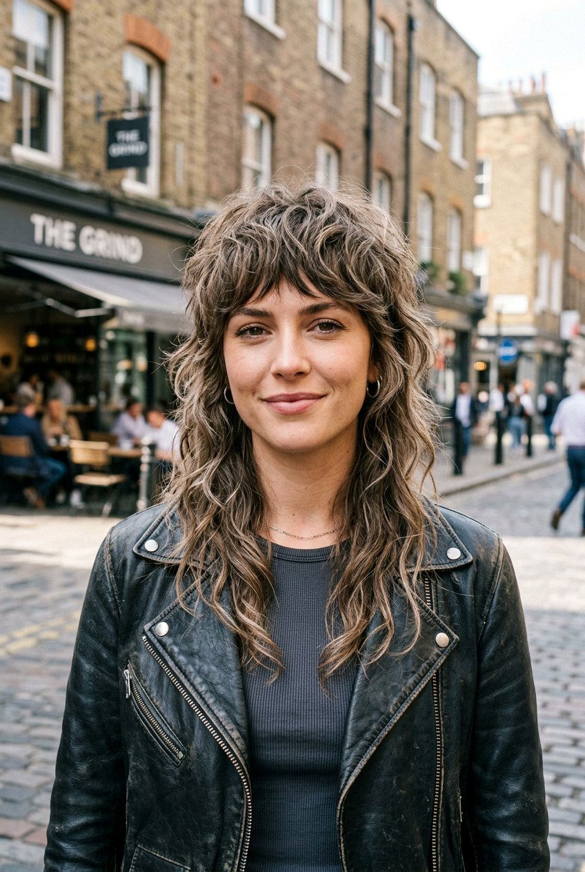 Textured Wolf Cut - 20 airy layered haircut for thick hair women - 20 airy layered haircut for thick hair women