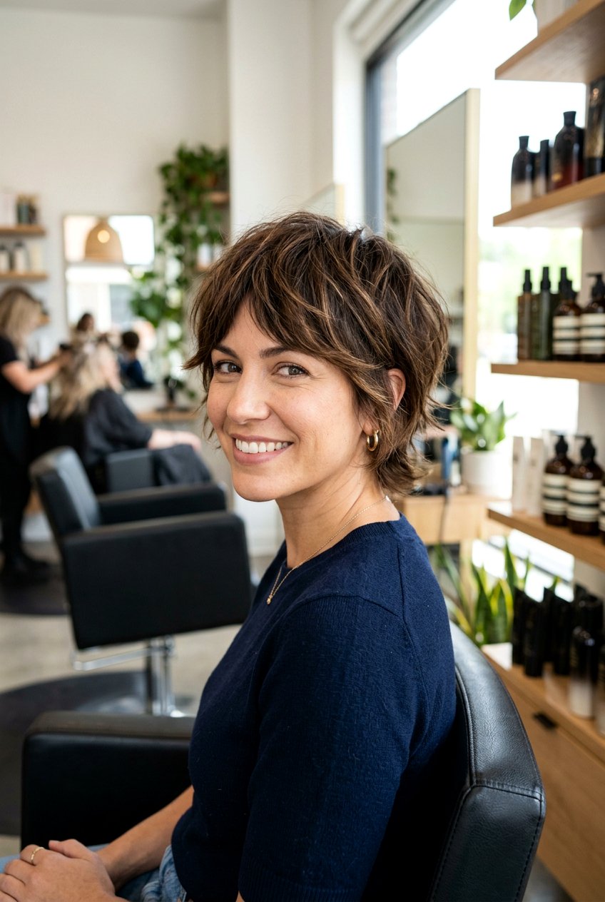 Textured bixie haircut - 20 edgy short haircuts for women - 20 edgy short haircuts for women