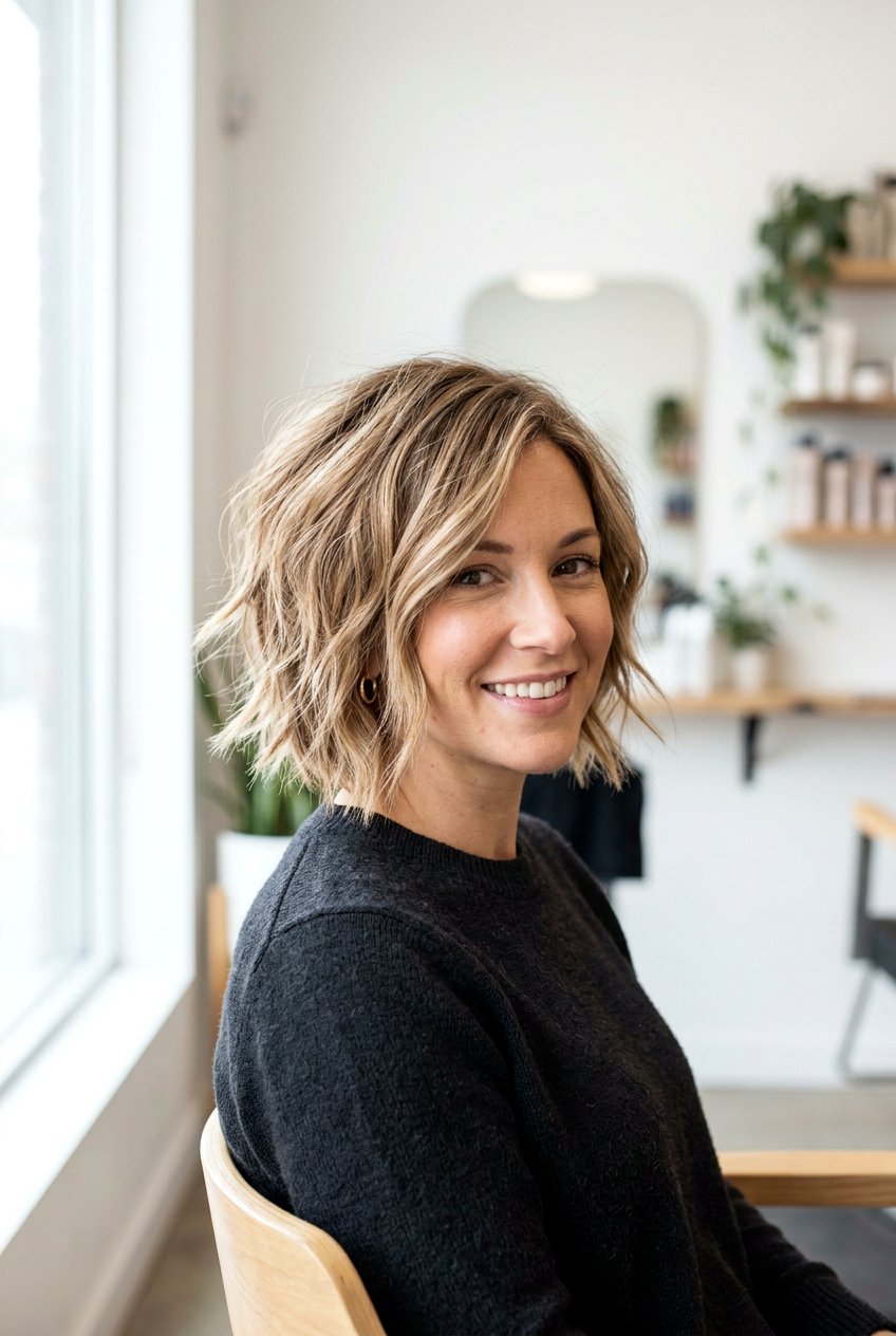 Textured bob for volume - 20 short bob haircuts for fine hair - 20 short bob haircuts for fine hair