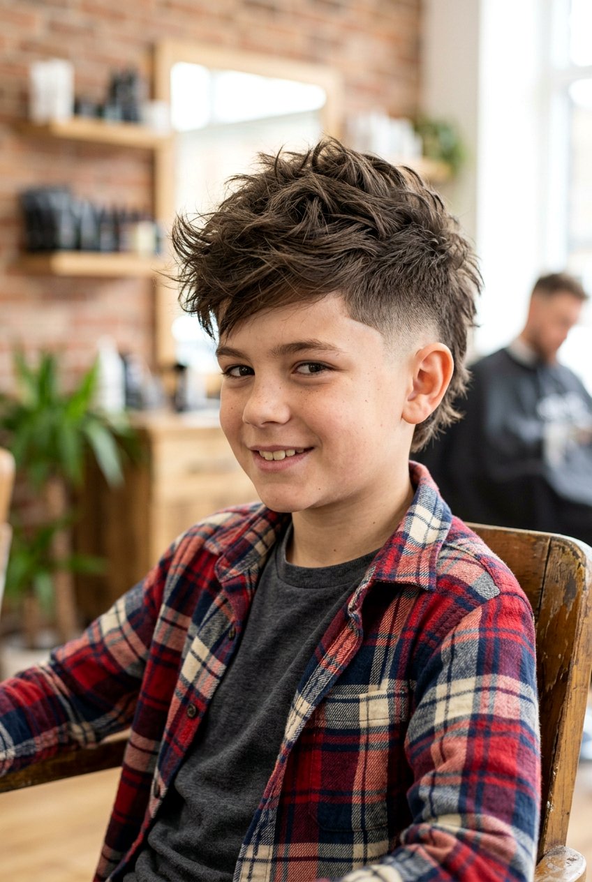 Textured burst fade mohawk - 20 burst fade mohawk for boys - 20 burst fade mohawk for boys