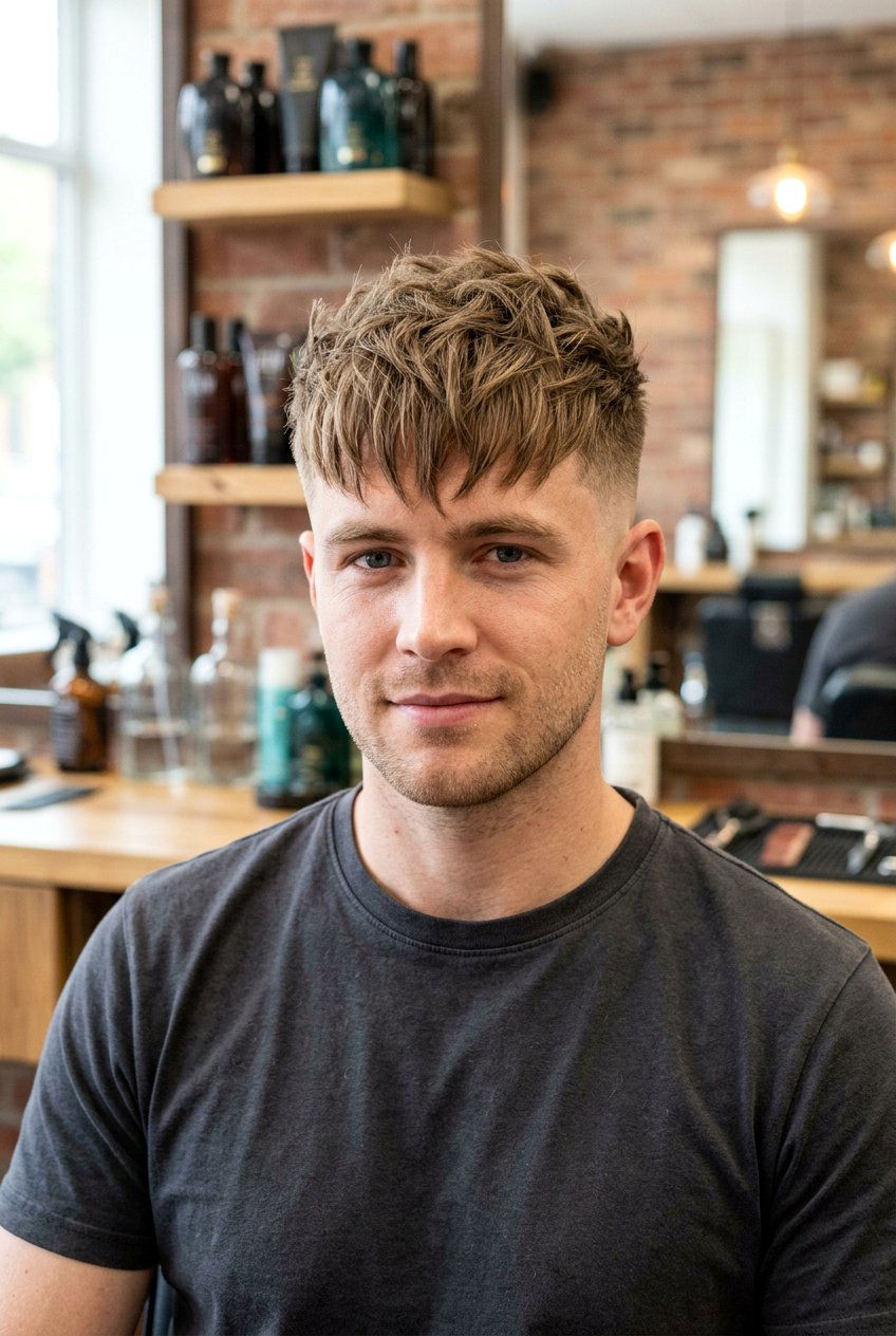 Textured crop with fringe - 20 textured crop haircut - 20 textured crop haircut