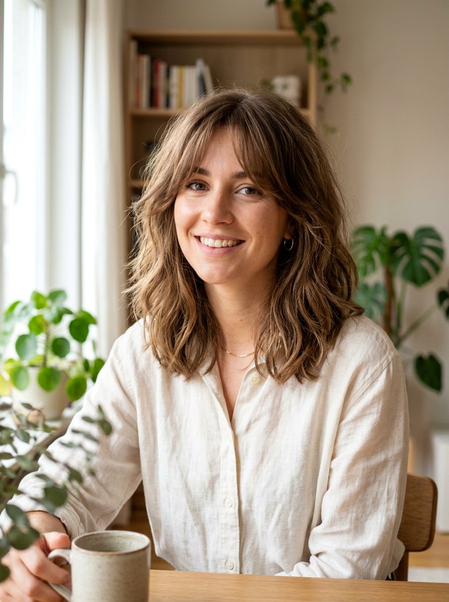 Textured lob with curtain bangs for thick hair - 20 thick hair lob with curtain bangs - 20 thick hair lob with curtain bangs