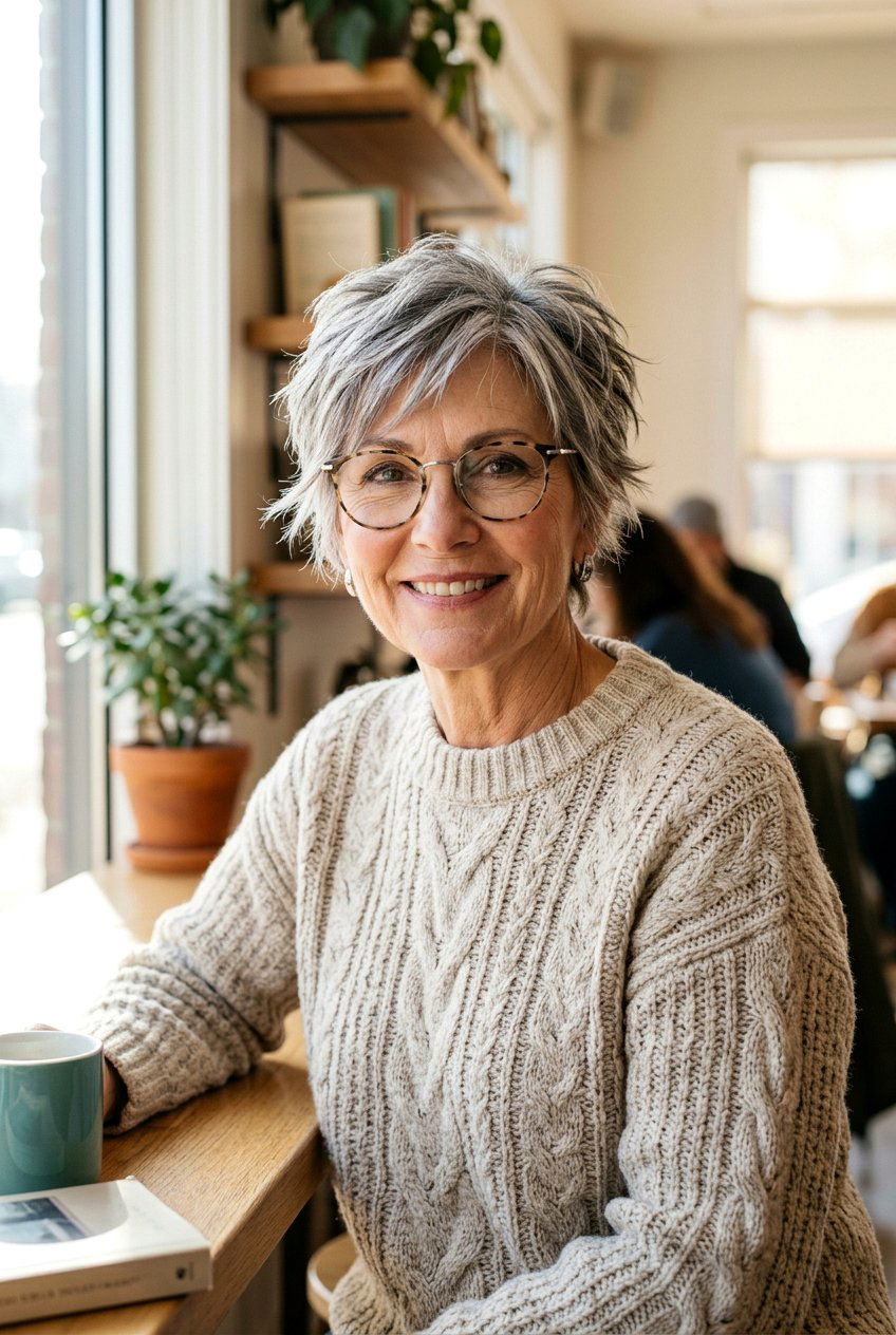 Textured pixie cut - 20 modern pixie for women over 50 - 20 modern pixie for women over 50