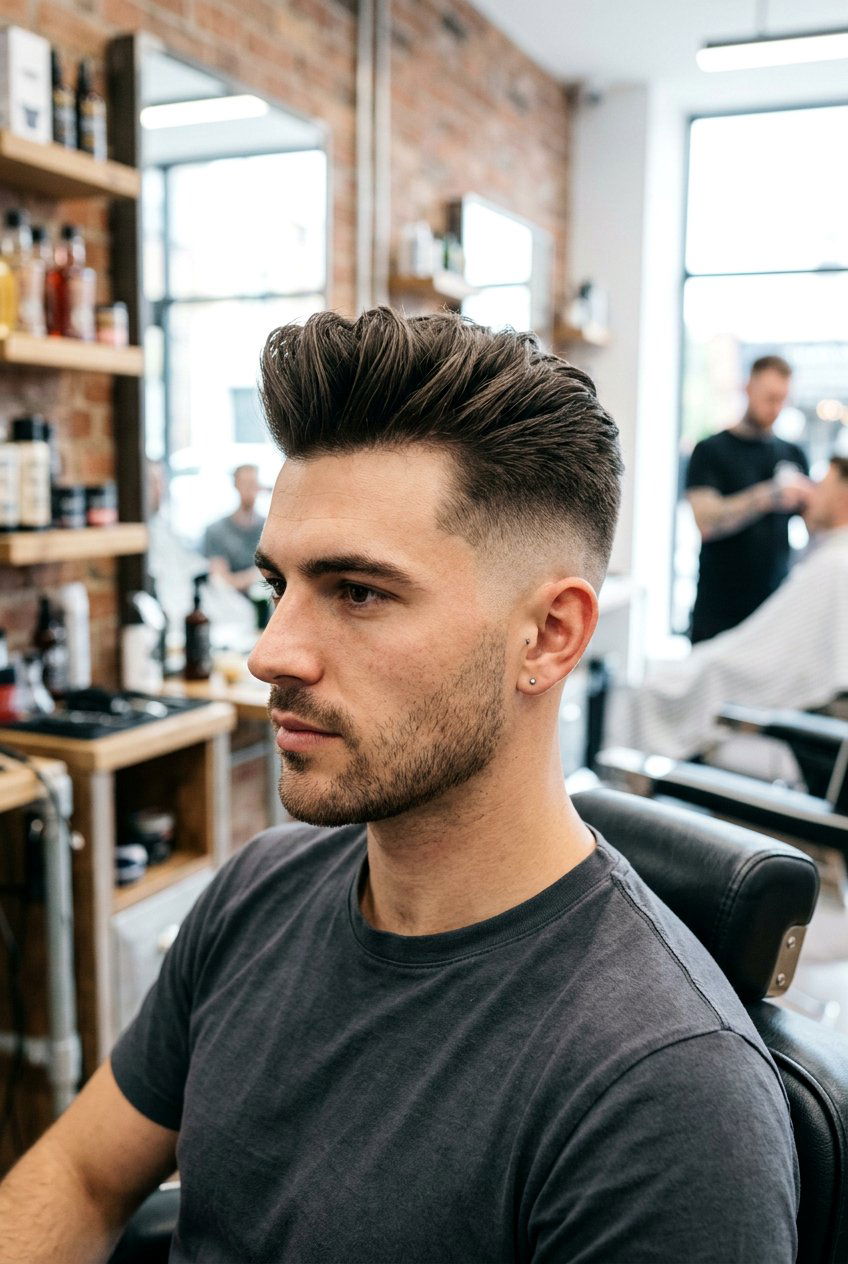 Textured quiff skin fade - 20 skin fade haircut - 20 skin fade haircut