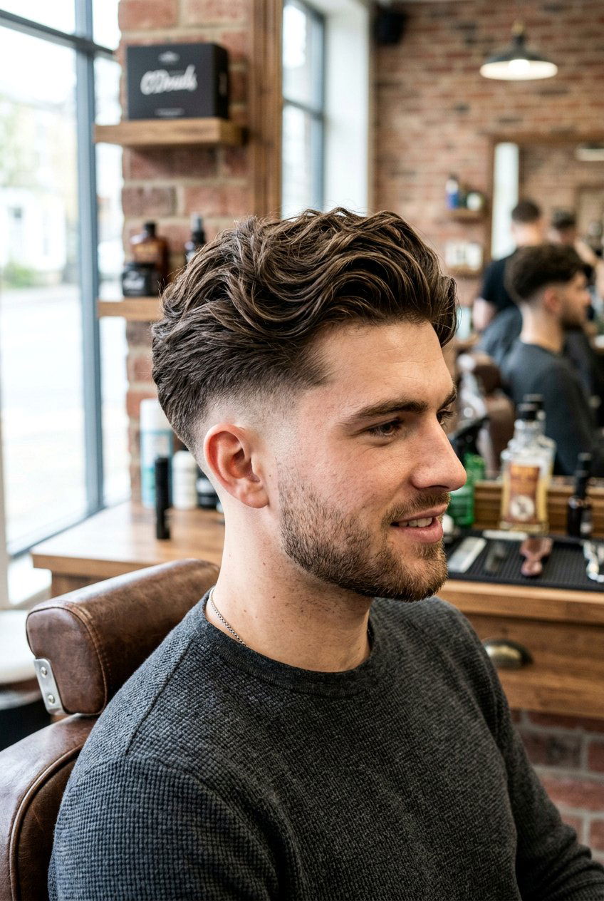 Textured wavy undercut - 20 wavy hairstyles for men - 20 wavy hairstyles for men