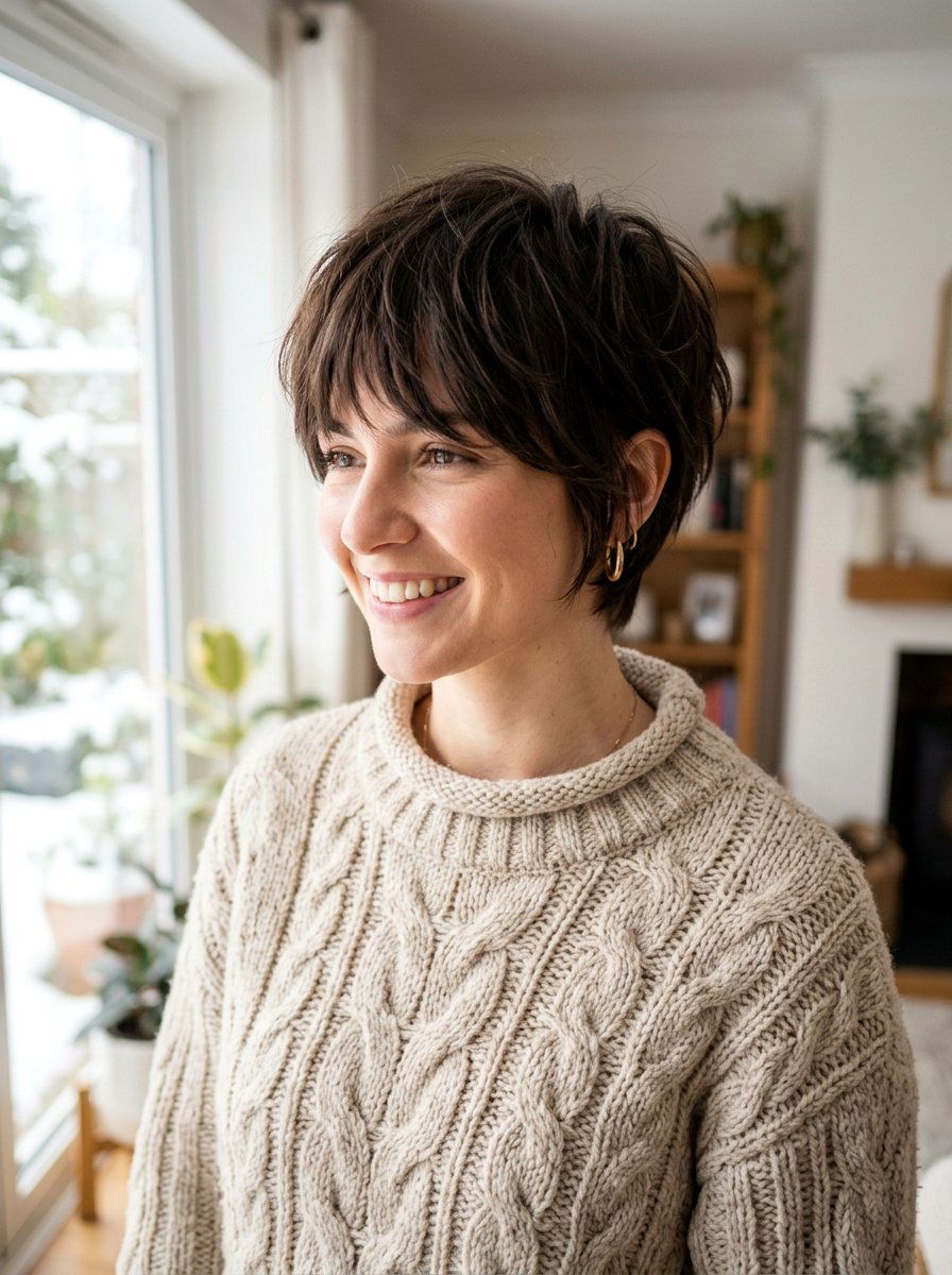 Texturized Italian Pixie Cut - 20 italian haircut ideas for women - 20 italian haircut ideas for women