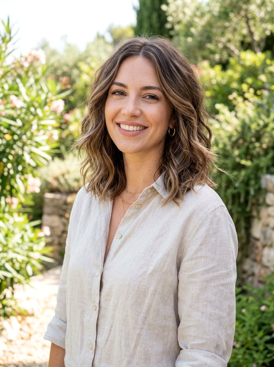 Texturized Layered Lob Wavy Hair - 20 wavy layered haircut for thick hair women - 20 wavy layered haircut for thick hair women