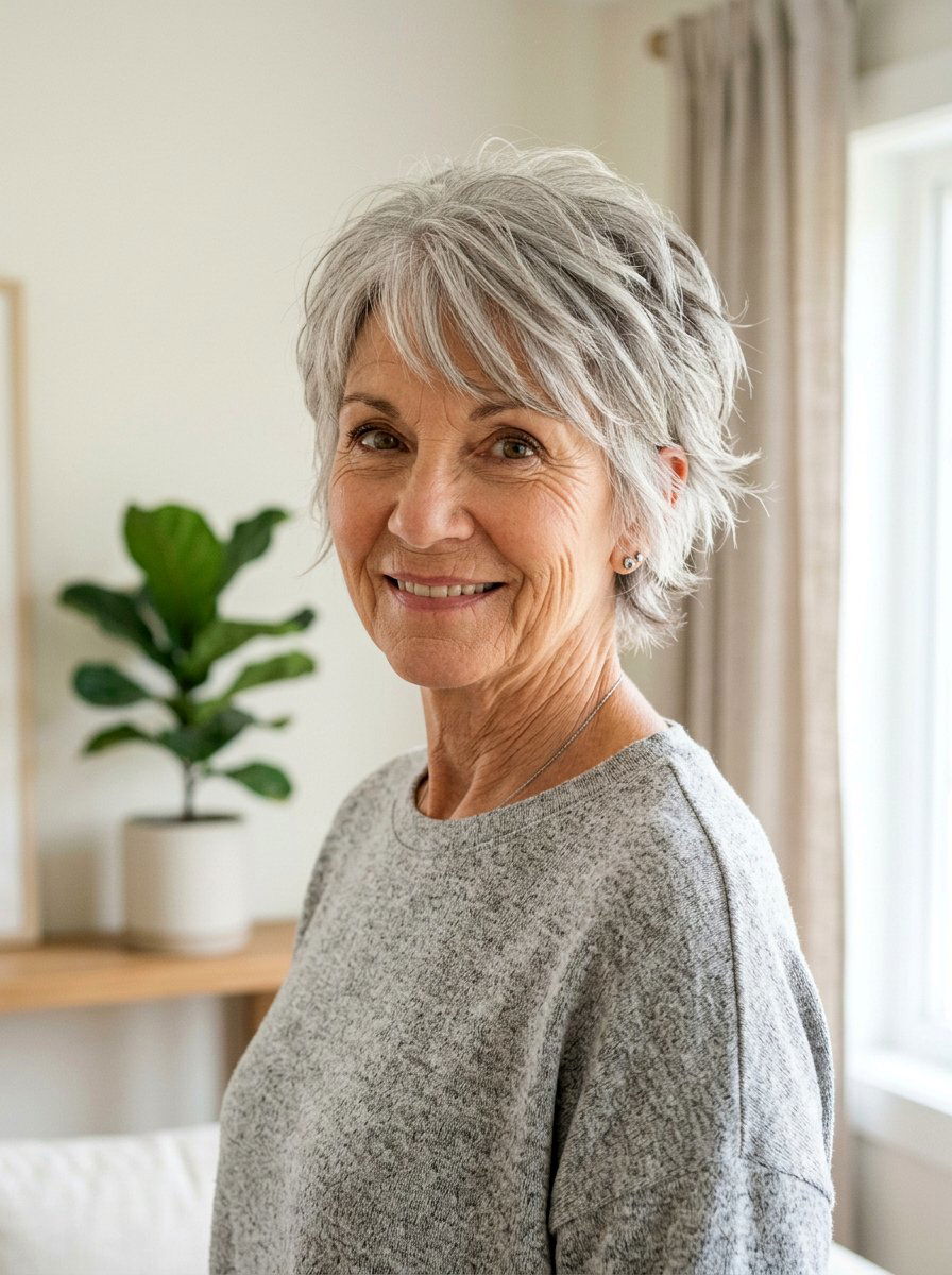 Texturized Pixie Cut For Women - 20 older women low maintenance hairstyle ideas - 20 older women low maintenance hairstyle ideas