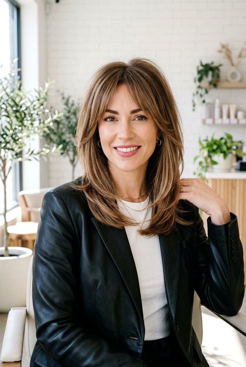 The Mid Length Shag Polish - 20 old money blowout for shoulder length hair - 20 old money blowout for shoulder length hair