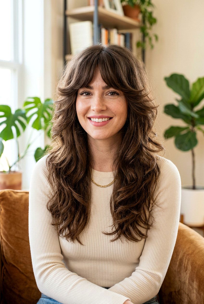 Thick Hair 70s Curtain Bangs Haircut - 20 70s curtain bangs hairstyle - 20 70s curtain bangs hairstyle