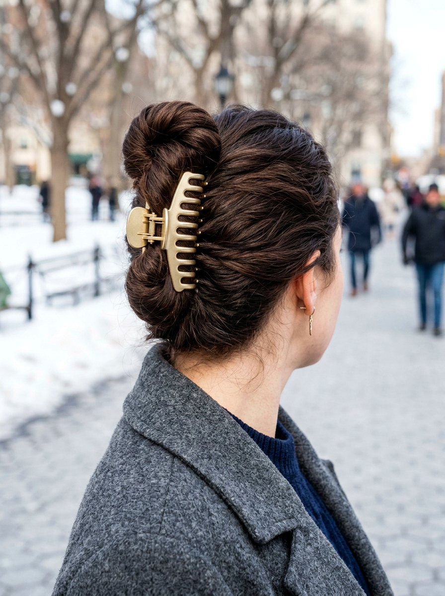 Thick Hair Claw Clip Twist - 20 sleek claw clip twist hairstyle - 20 sleek claw clip twist hairstyle