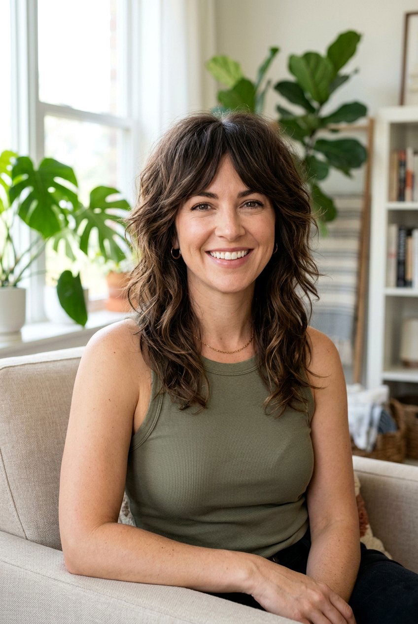 Thick Hair Mom Shag Medium Hair - 20 mom shag haircut for medium hair - 20 mom shag haircut for medium hair