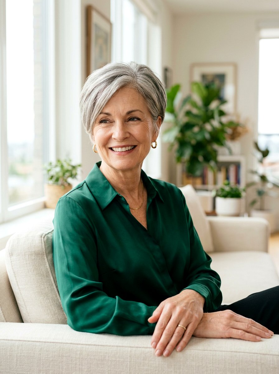 Thick Hair Pixie - 20 short textured pixie for women over 60 - 20 short textured pixie for women over 60