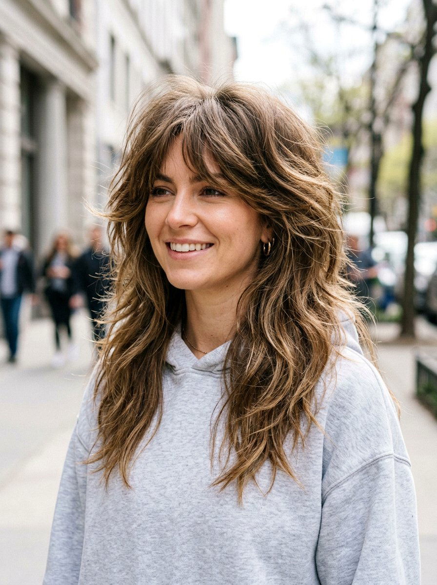 Thick Hair Shag Haircut - 20 easy shag styling ideas for women - 20 easy shag styling ideas for women