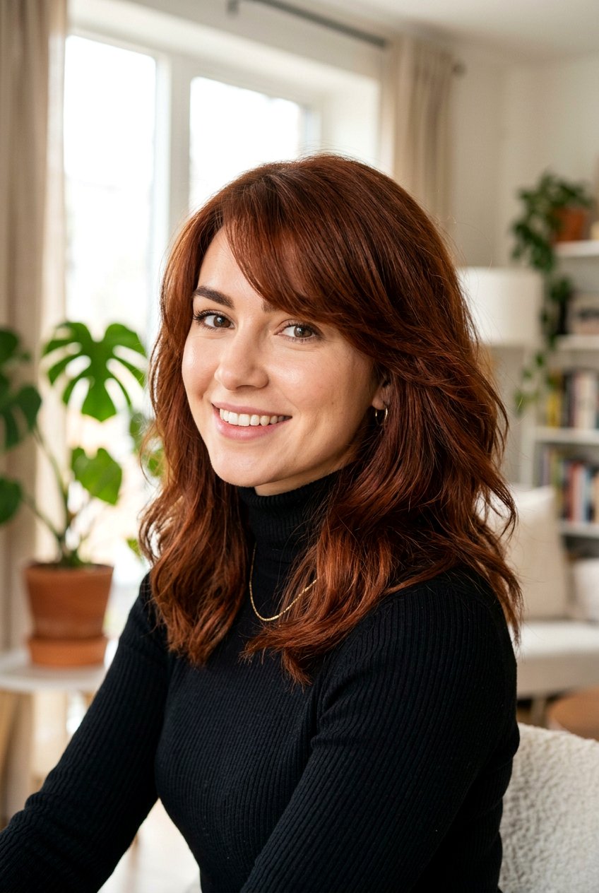 Thick Hair Side Bangs - 20 side bangs for older women - 20 side bangs for older women