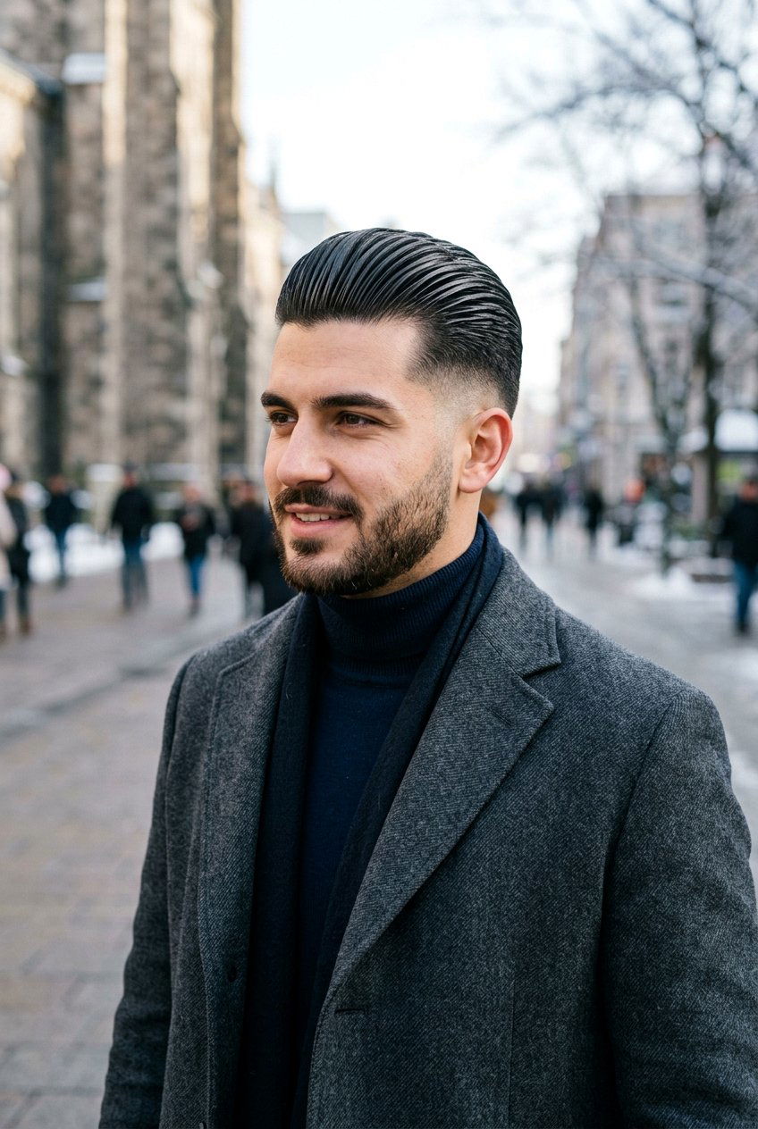 Thick Hair Slick Back Undercut - 20 undercut with slick back men - 20 undercut with slick back men