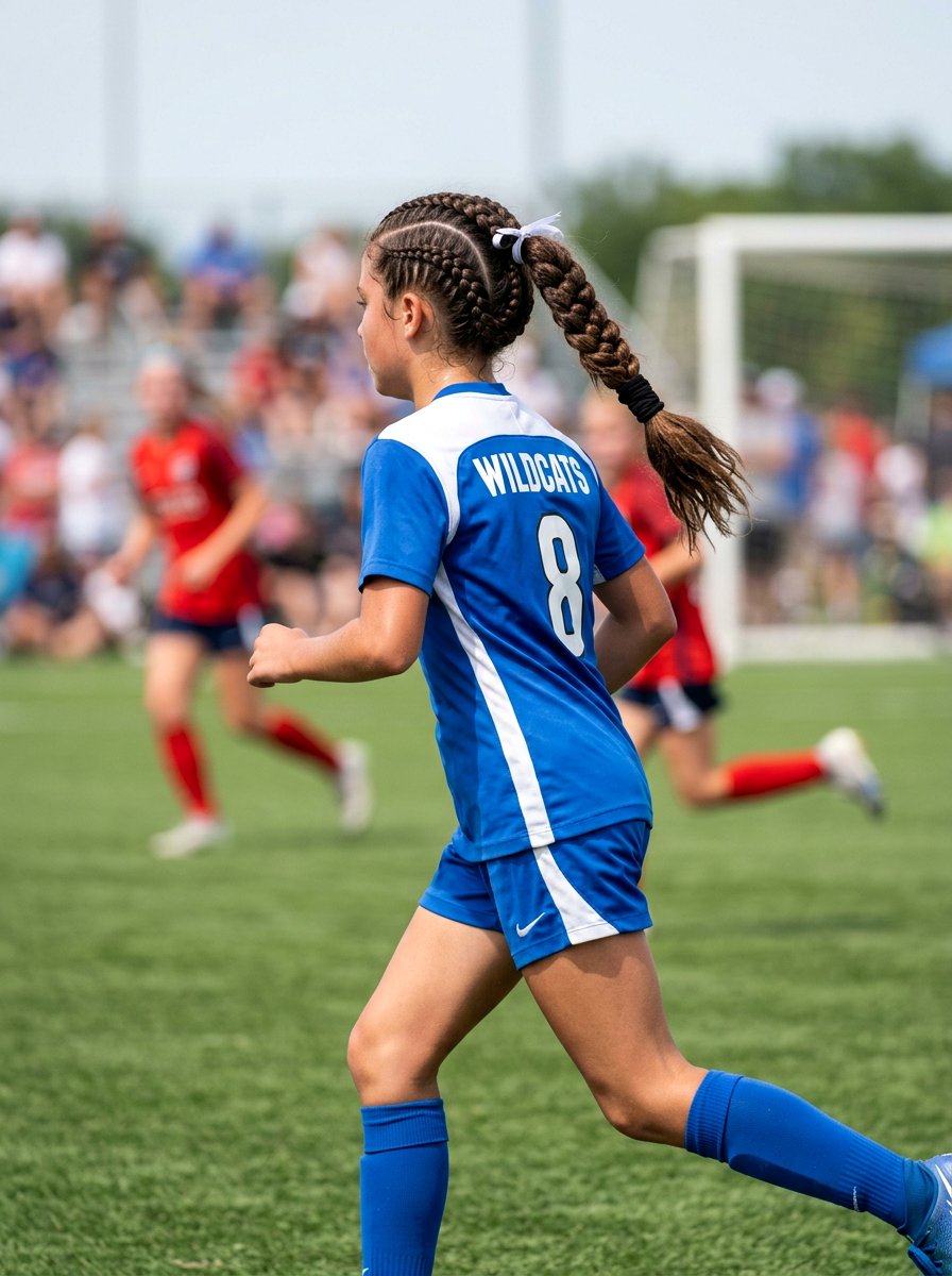 Thick Hair Soccer Braid Ponytail - 20 soccer braid ponytail - 20 soccer braid ponytail