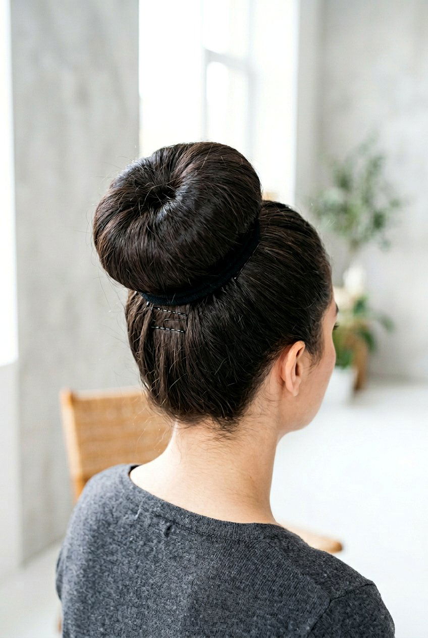 Thick Hair Sock Bun - 20 sock bun curls overnight - 20 sock bun curls overnight