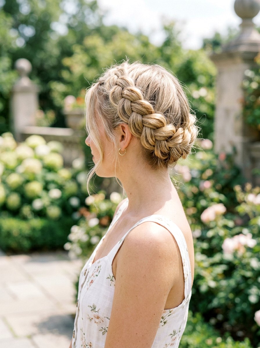 Thick Halo Braid For Fine Hair - 20 halo braid for wedding guest - 20 halo braid for wedding guest