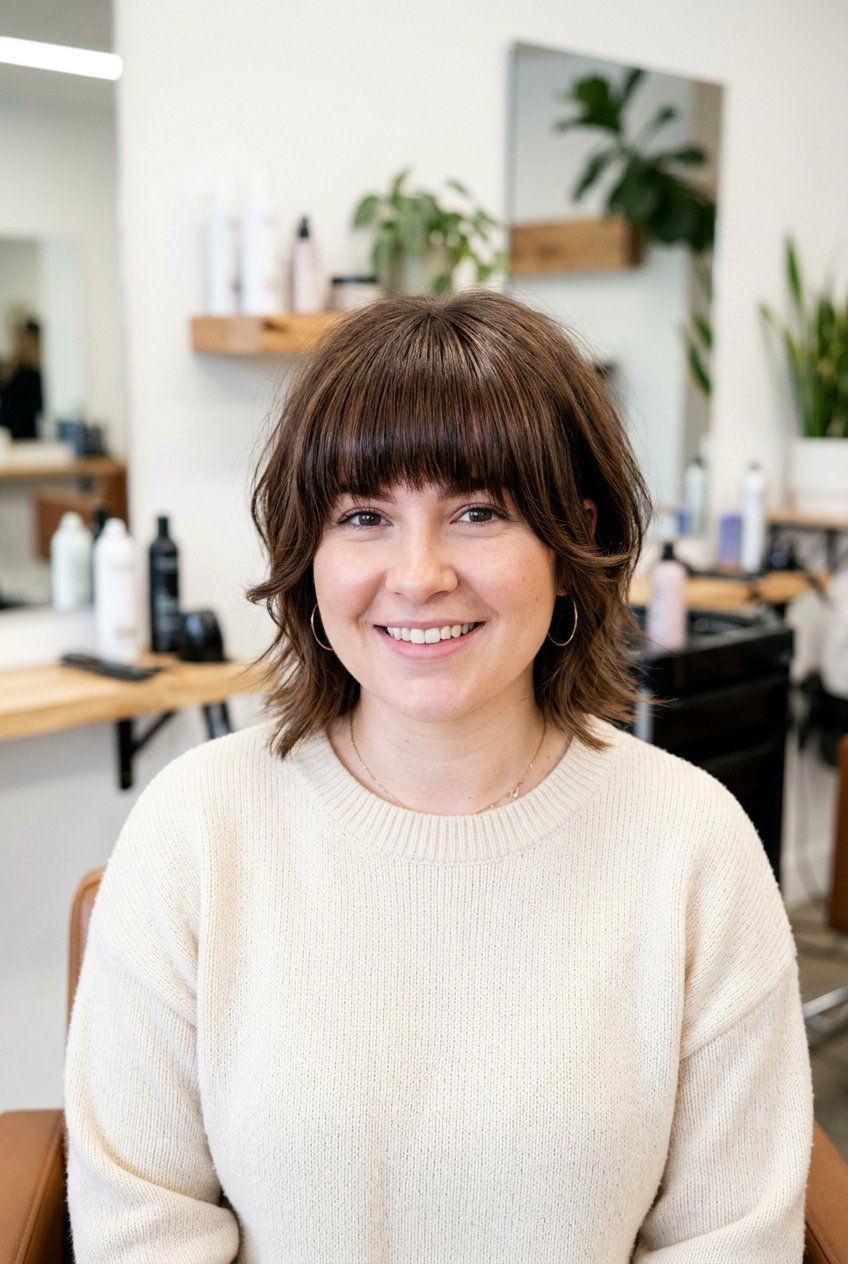 Thick bangs tapered sides - 20 bangs for round face - 20 bangs for round face