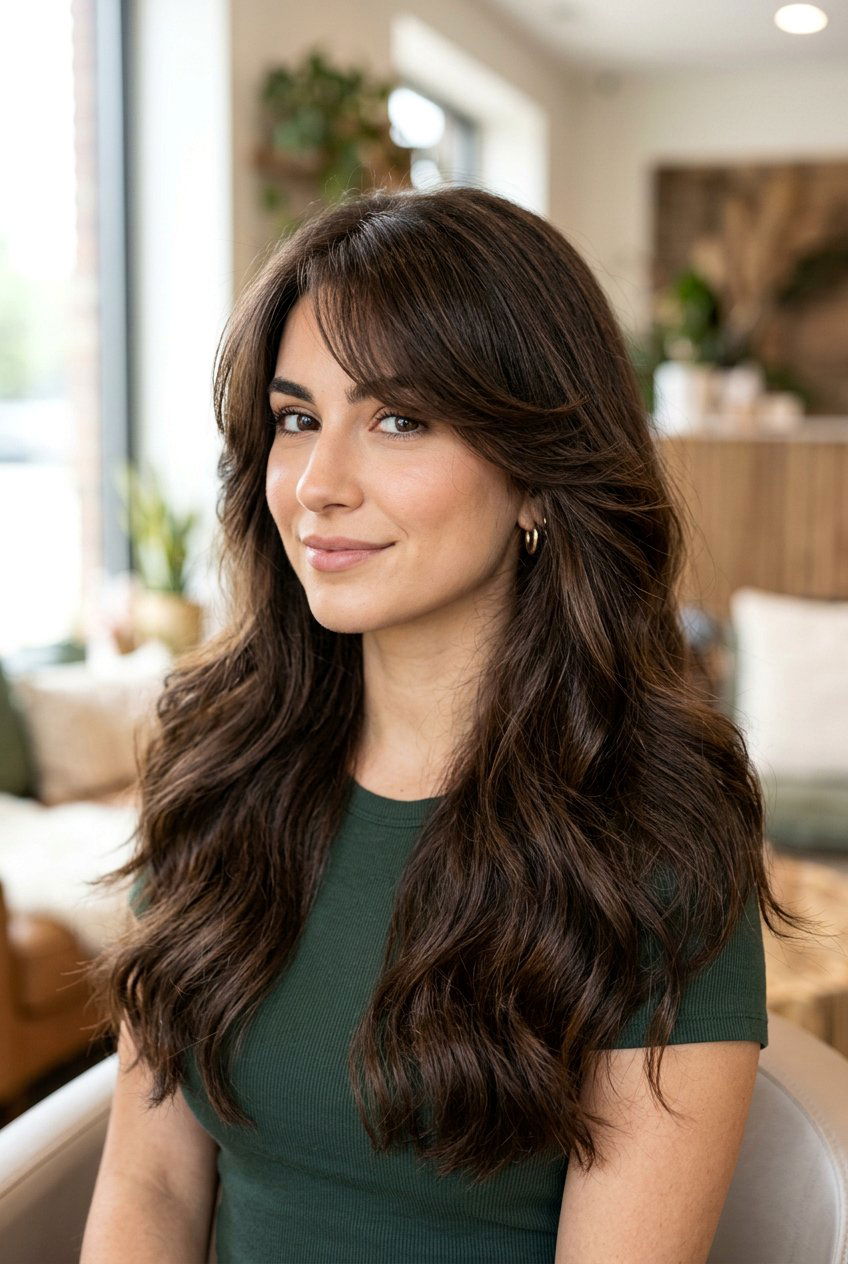 Thick hair side fringe - 20 side swept bangs hairstyles - 20 side swept bangs hairstyles