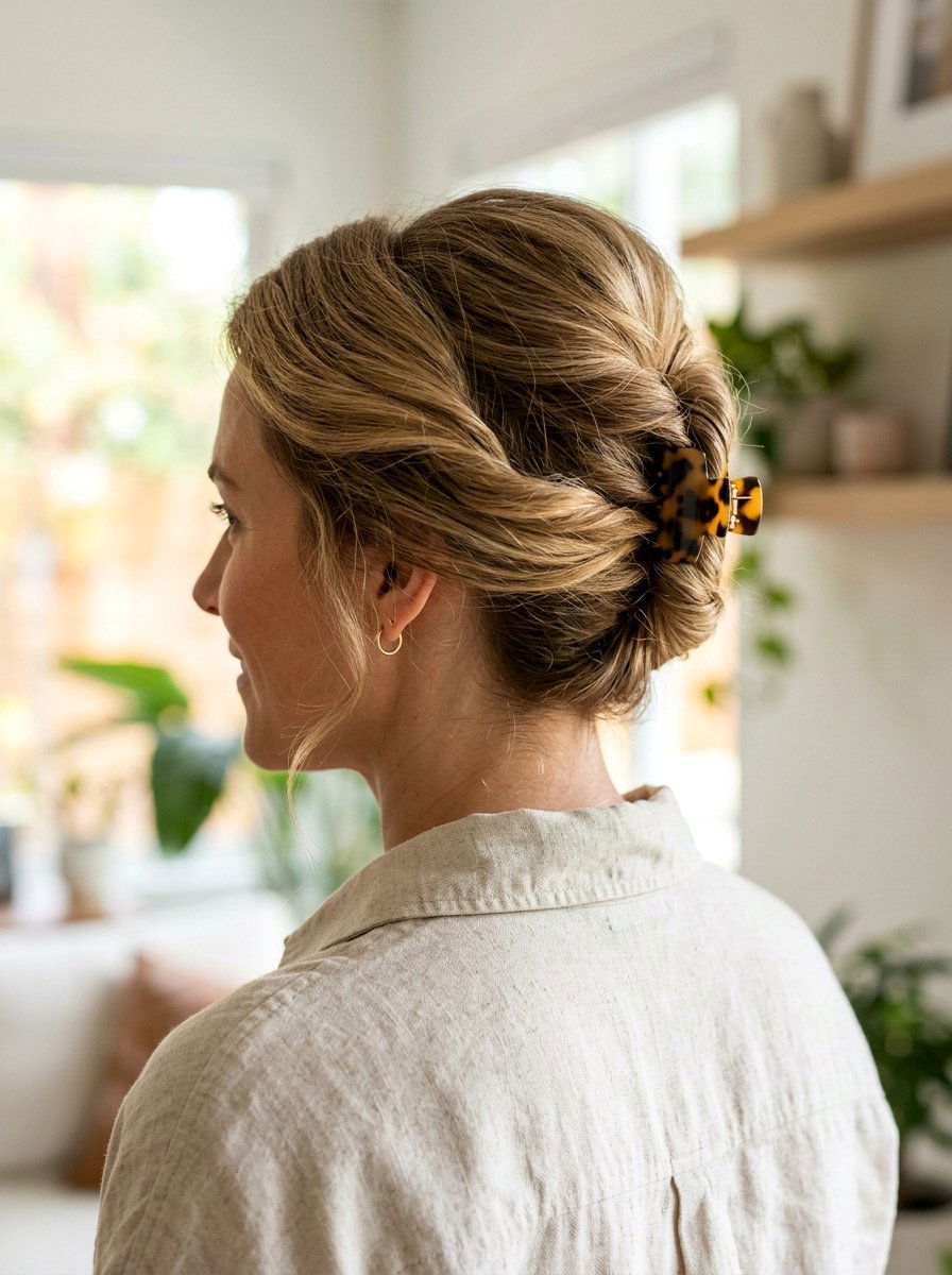 Thin Hair Claw Clip Twist - 20 sleek claw clip twist hairstyle - 20 sleek claw clip twist hairstyle