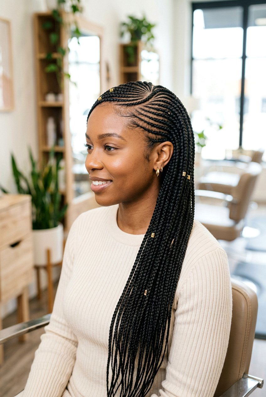 Thin Lemonade Braids - 20 lemonade braids hairstyles - 20 lemonade braids hairstyles