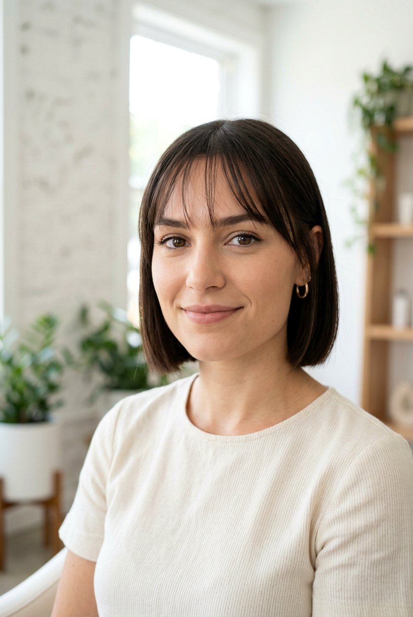 Thin bangs square face - 20 bangs for square face - 20 bangs for square face