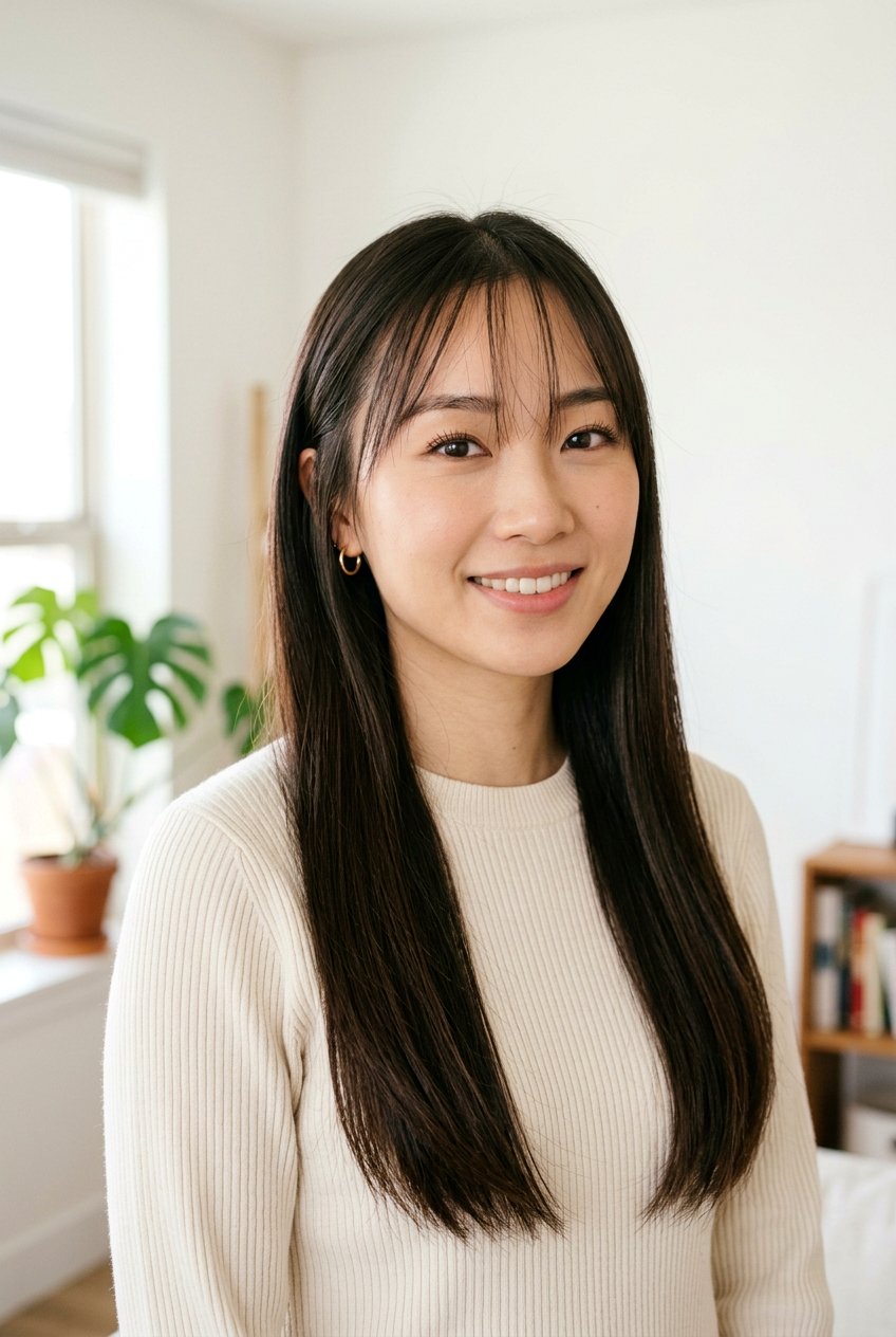 Thin see through bangs - 20 korean see through bangs - 20 korean see through bangs