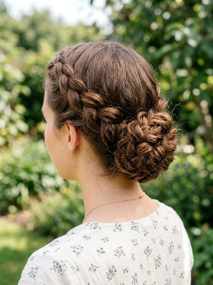 Third Day Braided Crown Bun - 20 third day hair bun - 20 third day hair bun