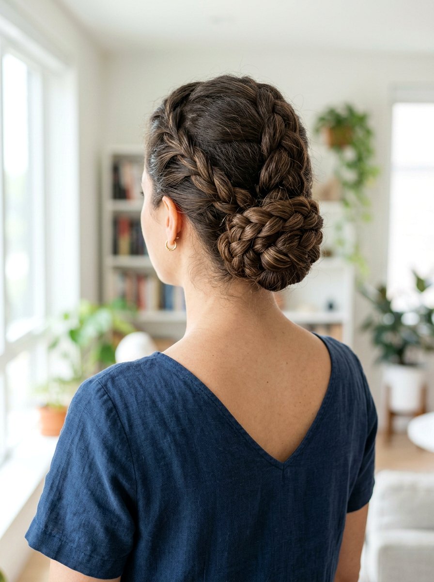 Third Day Braided Low Bun - 20 third day hair bun - 20 third day hair bun