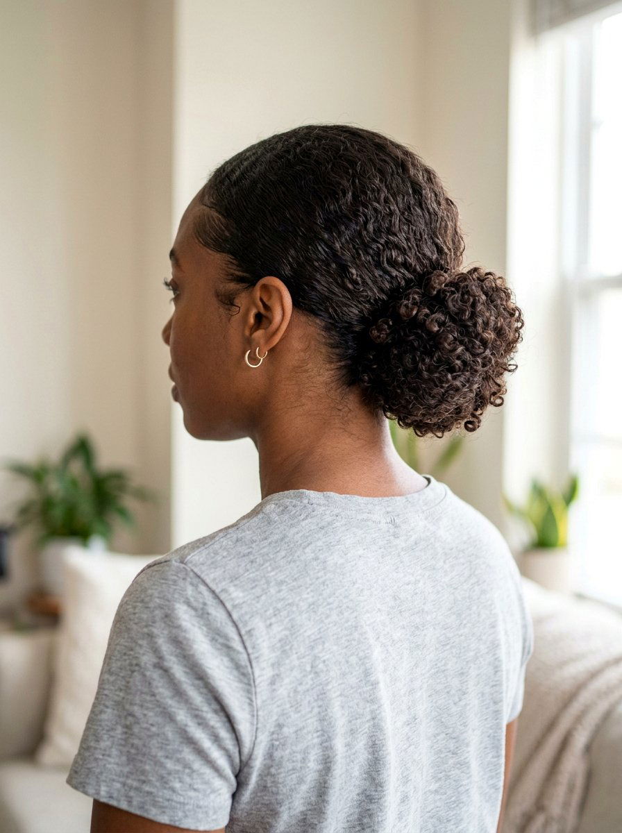 Third Day Low Curly Bun - 20 third day hair bun - 20 third day hair bun