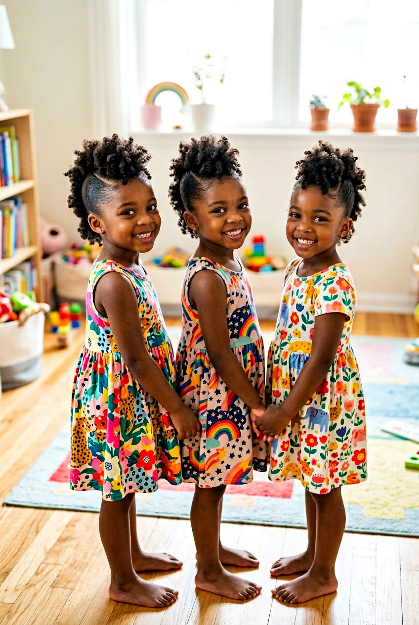 Three Puff Mohawk For Little Girls - 20 natural puff styles for little girls - 20 natural puff styles for little girls