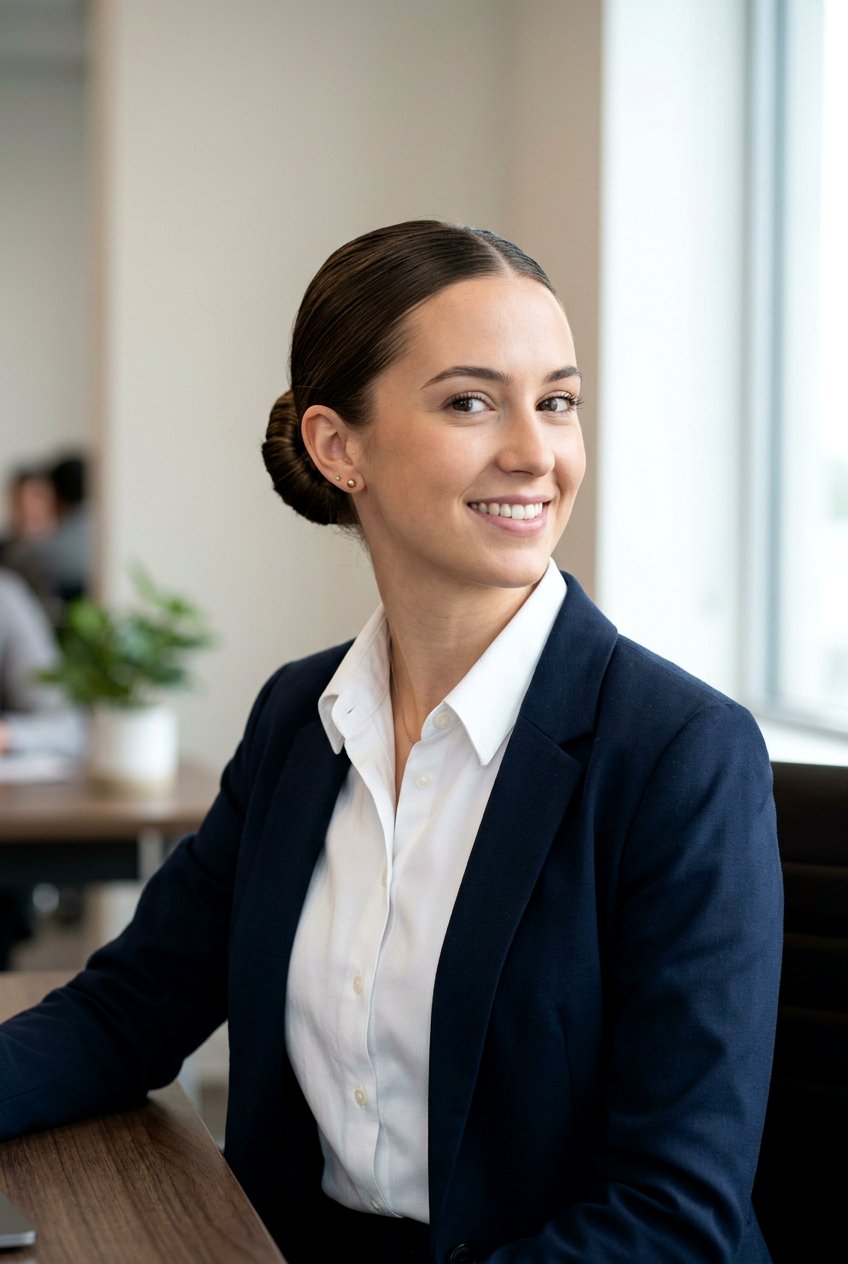 Tight Ballet Bun For Job Interview - 20 interview bun hairstyle - 20 interview bun hairstyle