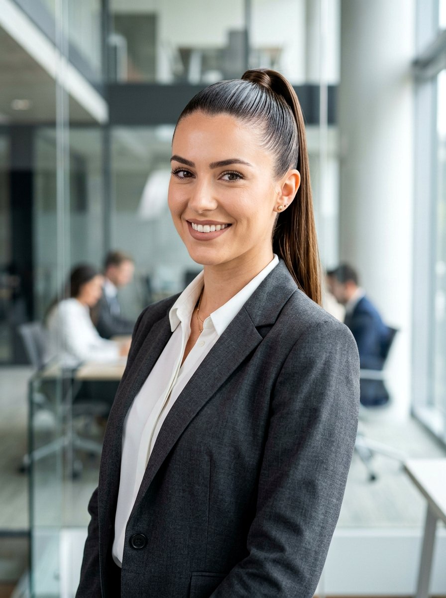 20 Flawless Glossy Clean Girl Ponytail Hairstyles to Try
