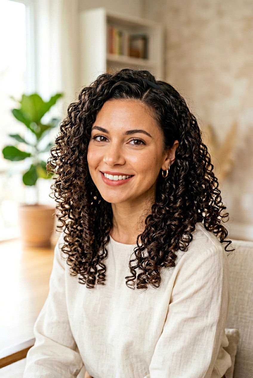 Tight Headband Curls Hairstyle - 20 headband curls hairstyle - 20 headband curls hairstyle