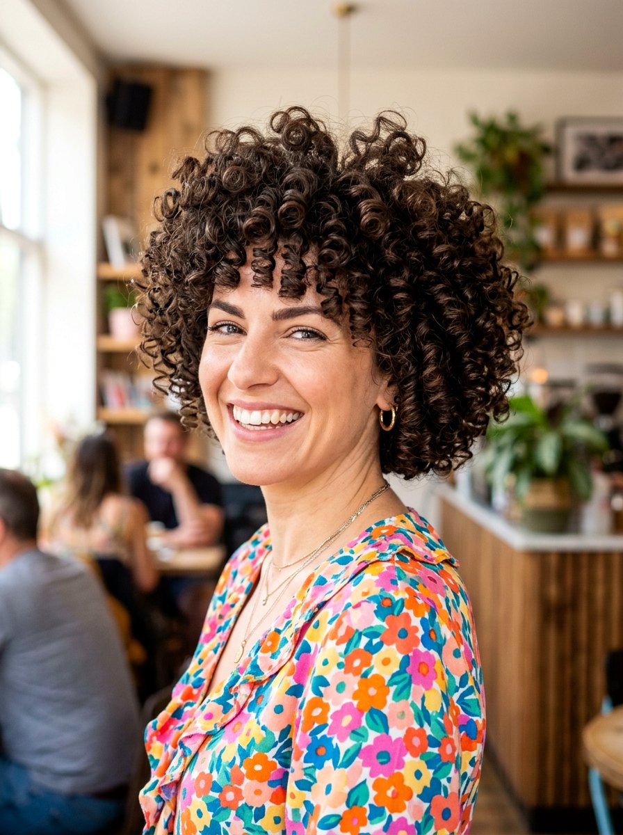 Tight Ringlet Pin Curl Bob - 20 pin curl bob hairstyle - 20 pin curl bob hairstyle