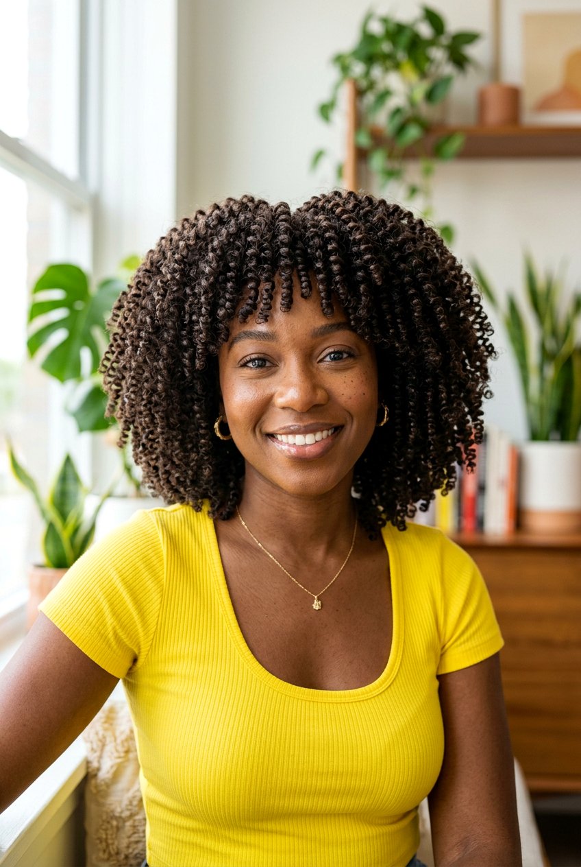Tight Spiral Crochet Bob - 20 crochet curly bob for black women - 20 crochet curly bob for black women