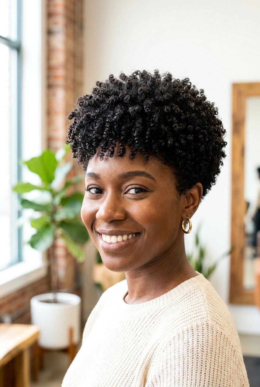 Tight curl pixie cut - 20 curly pixie haircut - 20 curly pixie haircut